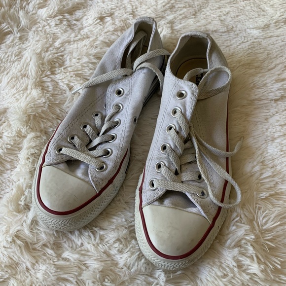 white converse size 6.5 womens